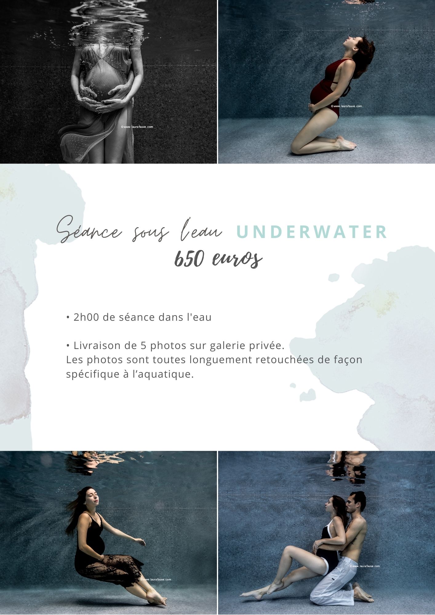 TARIF SÉANCE PHOTOS UNDERWATER